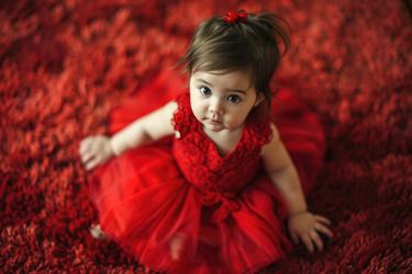 Free Photos - Adorable Baby Girl In A Red Dress Posing For A Photo. |  FreePixel.com