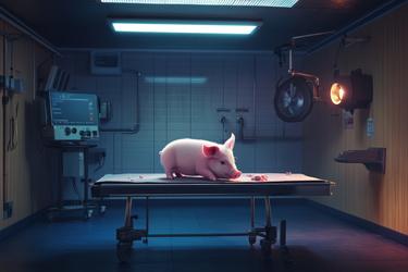 Free Photos - Pig In Hospital | FreePixel.com