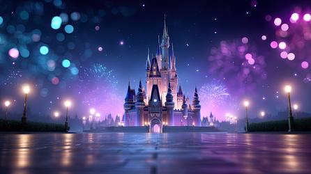 Free Illustrations - Magical Kingdom Castle With Open Fairy Tale Or ...