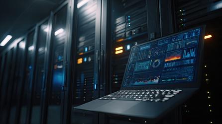 Free Photos - Laptop Screen Displaying Business Analytics In Server ...