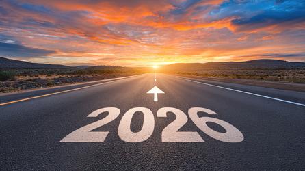 Free Photos - Road To 2026 With Forward Arrow And Sunrise On The ...