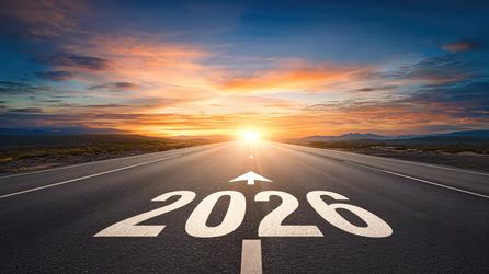 Free Photos - Road To 2026 With Forward Arrow And Sunrise On The ...