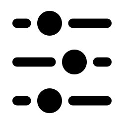 Free Svg - Horizontal Slider Icon | FreePixel.com