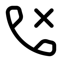 Free Svg - Cancelled Phone Call | FreePixel.com