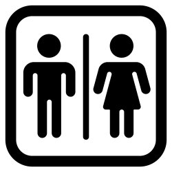 Free Svg - Illustration Of Commode Seat Icon In Flat Style. | FreePixel.com