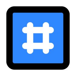 Free Svg - Hash Symbol Icon | FreePixel.com
