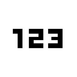 Free Svg - Number 123 Icon | FreePixel.com