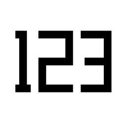 Free Svg - Number 123 Icon | FreePixel.com