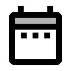 Free Svg - Calendar Icon In Blue Color. | FreePixel.com
