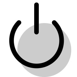 Free Svg - Power Button Icon | FreePixel.com