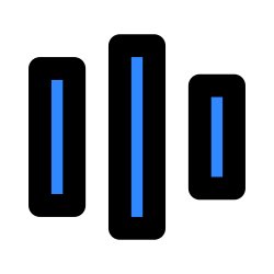 Free Svg - Horizontal Bars Icon | FreePixel.com