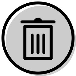 Free Svg - Trash Can Icon | FreePixel.com