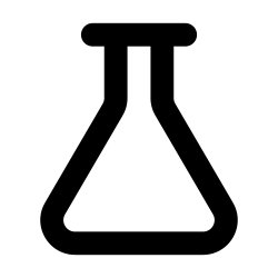 Free Svg - Pipe Lab Flasks Icon In Blue Color. | FreePixel.com
