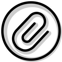 Free Svg - Paperclip Icon | FreePixel.com