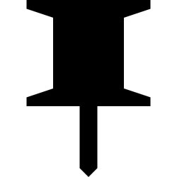 Free Svg - Push Pin Icon | FreePixel.com