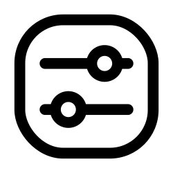 Free Svg - Horizontal Slider Icon | FreePixel.com