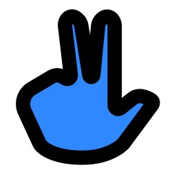 Free Svg - Peace Sign Hand Gesture | FreePixel.com