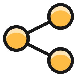 Free Svg - Linked Boxes Icon | FreePixel.com
