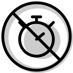 Free Svg - No Time Icon | FreePixel.com