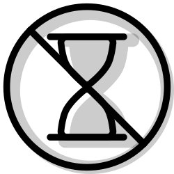 Free Svg - No Time Icon | FreePixel.com